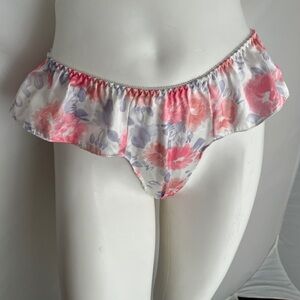 Berlei pastel multicolor floral satin flutter panty